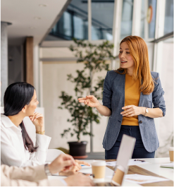 Woman grocery shopping
